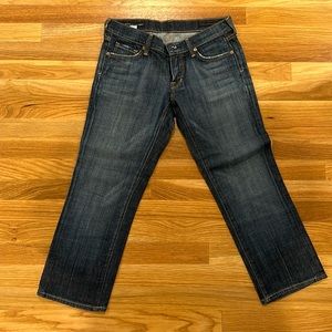 Citizens of Humanity low rise crop jeans. Size 27